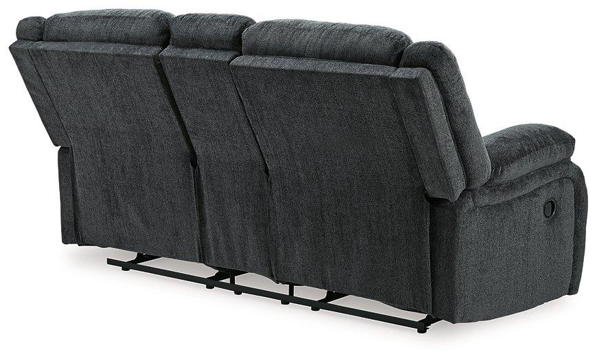 Draycoll Reclining Loveseat with Console - De Avenue Furniture