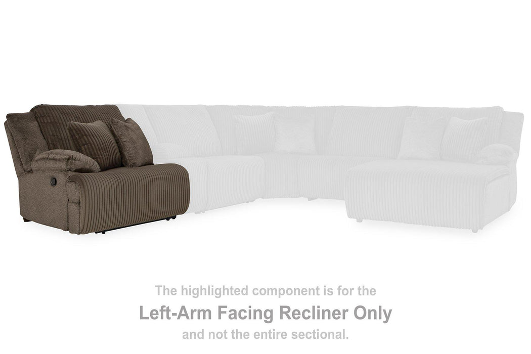 Top Tier Reclining Sectional with Chaise - De Avenue Furniture