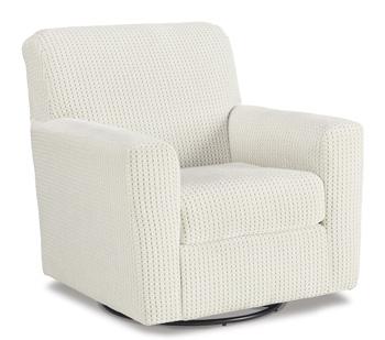 Herstow Swivel Glider Accent Chair - De Avenue Furniture