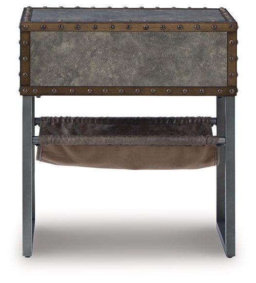 Derrylin Chairside End Table - De Avenue Furniture