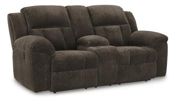 Frohn Reclining Loveseat with Console - De Avenue Furniture