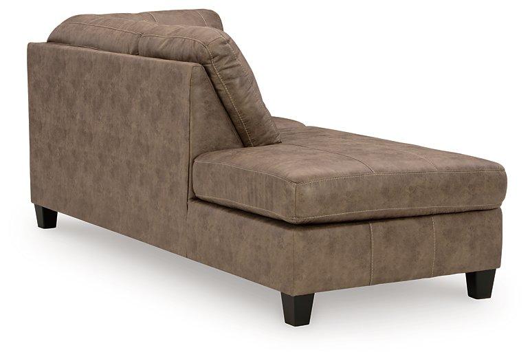 Navi 2-Piece Sectional Sofa Sleeper Chaise - De Avenue Furniture