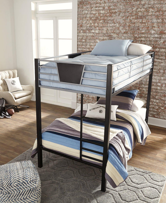 Dinsmore Bunk Bed with Ladder - De Avenue Furniture