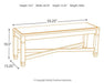 Bolanburg Dining Bench - De Avenue Furniture