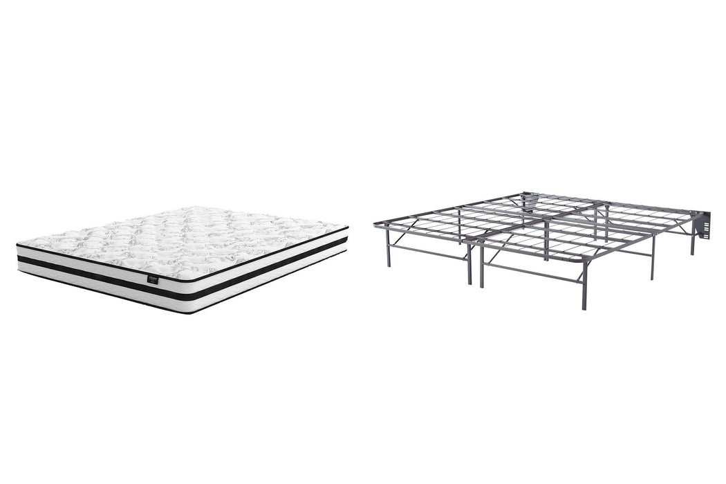 8 Inch Chime Innerspring Mattress Set - De Avenue Furniture