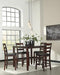 Coviar Counter Height Dining Table and Bar Stools (Set of 5) - De Avenue Furniture