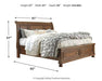 Flynnter Bed with 2 Storage Drawers - De Avenue Furniture