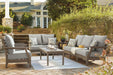 Visola Outdoor Sofa and Loveseat Set - De Avenue Furniture