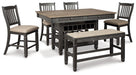 Tyler Creek Counter Height Dining Set - De Avenue Furniture