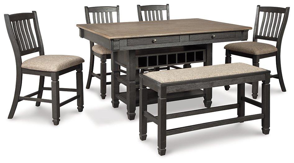 Tyler Creek Counter Height Dining Set - De Avenue Furniture