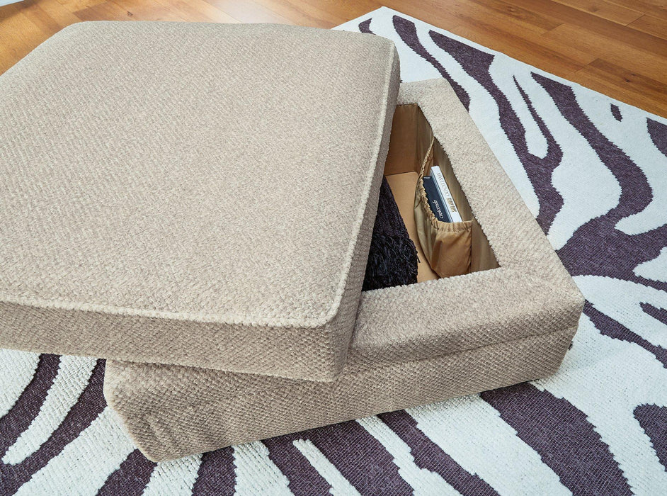 Calnita Ottoman With Storage - De Avenue Furniture