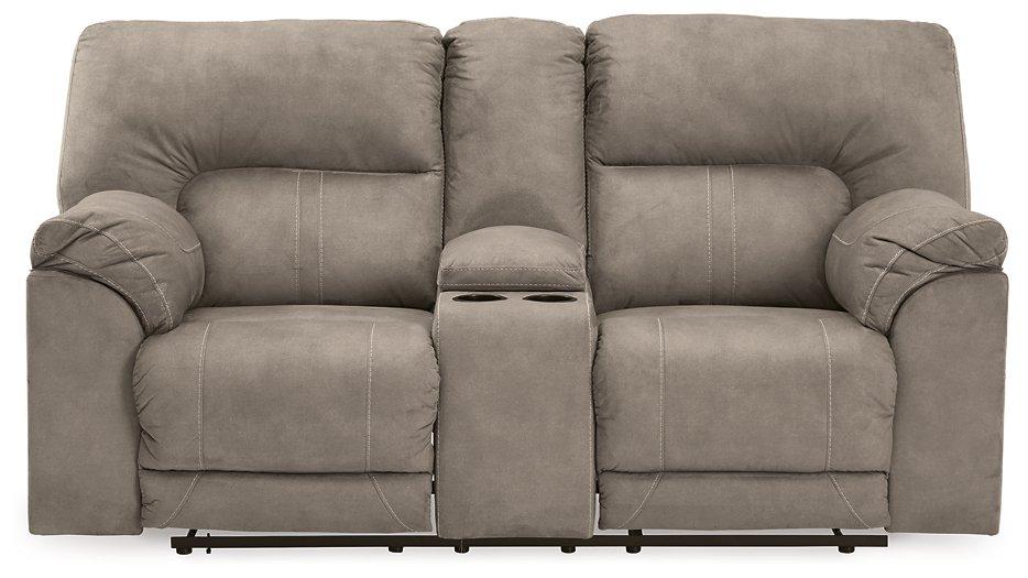 Cavalcade Power Reclining Loveseat with Console - De Avenue Furniture