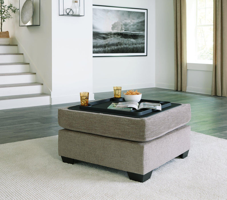 Creswell Ottoman With Storage - De Avenue Furniture