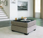 Creswell Ottoman With Storage - De Avenue Furniture