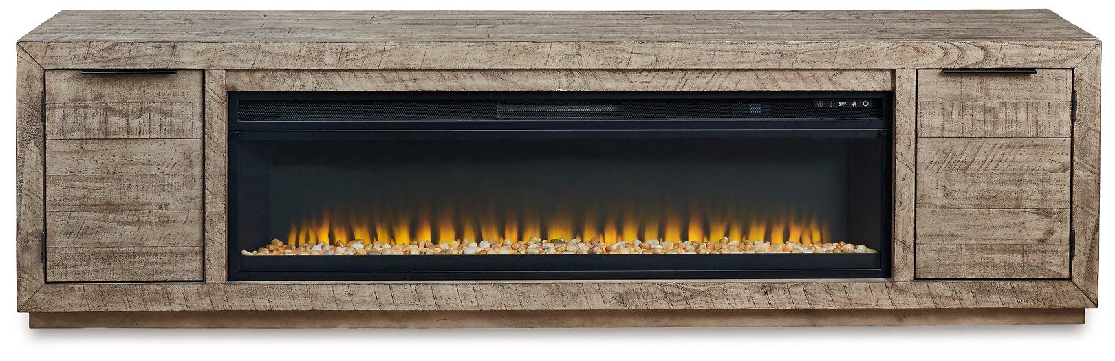 Krystanza TV Stand with Electric Fireplace - De Avenue Furniture