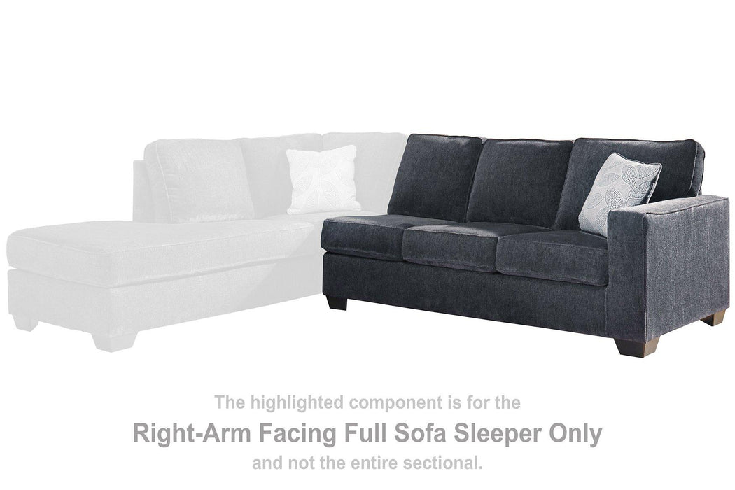 Altari Sleeper Sectional with Chaise - De Avenue Furniture