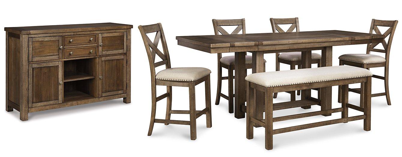 Moriville Counter Height Dining Set - De Avenue Furniture