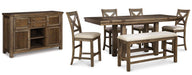 Moriville Counter Height Dining Set - De Avenue Furniture