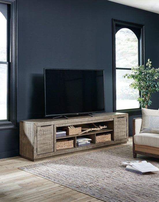 Krystanza TV Stand with Electric Fireplace - De Avenue Furniture