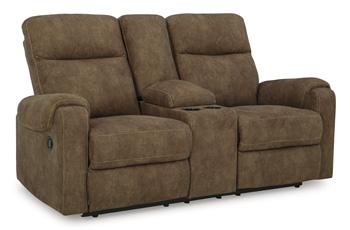 Edenwold Reclining Loveseat with Console - De Avenue Furniture