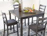 Bridson Counter Height Dining Table and Bar Stools (Set of 5) - De Avenue Furniture