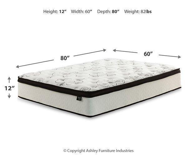 Chime 12 Inch Hybrid Mattress in a Box - De Avenue Furniture