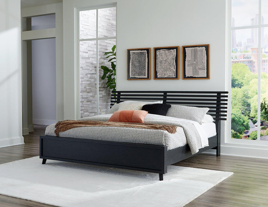 Danziar Slat Bed - De Avenue Furniture