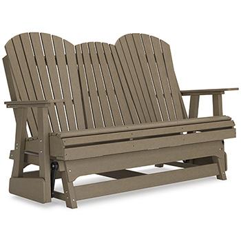 Hyland wave Outdoor Glider Loveseat - De Avenue Furniture