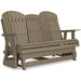 Hyland wave Outdoor Glider Loveseat - De Avenue Furniture