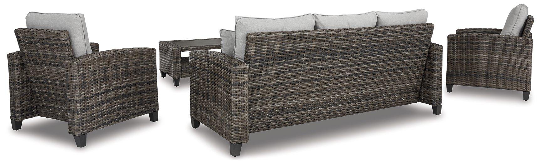 Cloverbrooke 4-Piece Outdoor Conversation Set - De Avenue Furniture