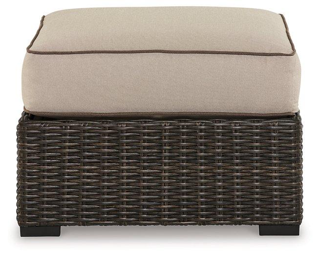 Coastline Bay Outdoor Ottoman with Cushion - De Avenue Furniture