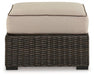 Coastline Bay Outdoor Ottoman with Cushion - De Avenue Furniture