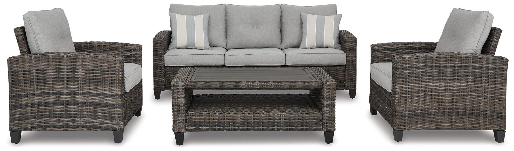 Cloverbrooke 4-Piece Outdoor Conversation Set - De Avenue Furniture