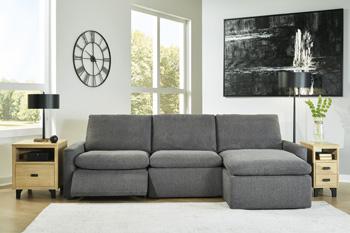 Hartsdale 3-Piece Right Arm Facing Reclining Sofa Chaise - De Avenue Furniture