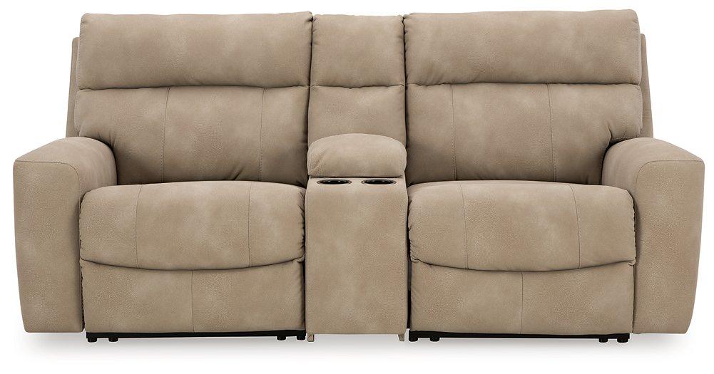 Next-Gen DuraPella Power Reclining Sectional Loveseat with Console - De Avenue Furniture