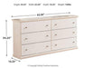 Bostwick Shoals Dresser and Mirror - De Avenue Furniture