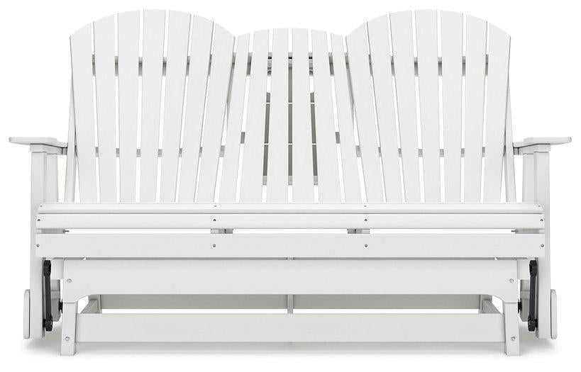 Hyland wave Outdoor Glider Loveseat - De Avenue Furniture