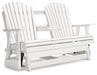 Hyland wave Outdoor Glider Loveseat - De Avenue Furniture
