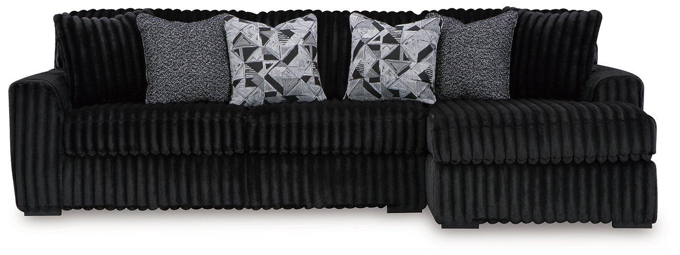 Midnight-Madness Sectional Sofa with Chaise - De Avenue Furniture