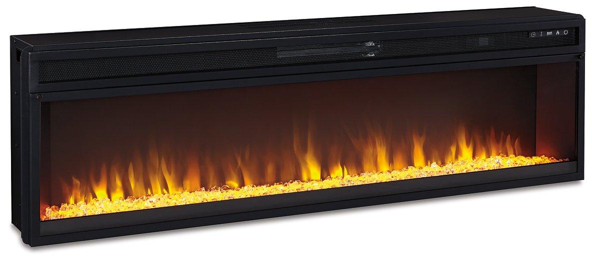 Krystanza TV Stand with Electric Fireplace - De Avenue Furniture