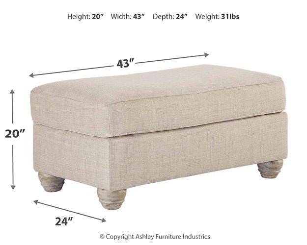 Traemore Ottoman - De Avenue Furniture