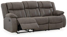 First Base Reclining Sofa - De Avenue Furniture