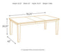 Haddigan Dining Extension Table - De Avenue Furniture