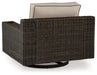 Coastline Bay Outdoor Swivel Lounge with Cushion - De Avenue Furniture