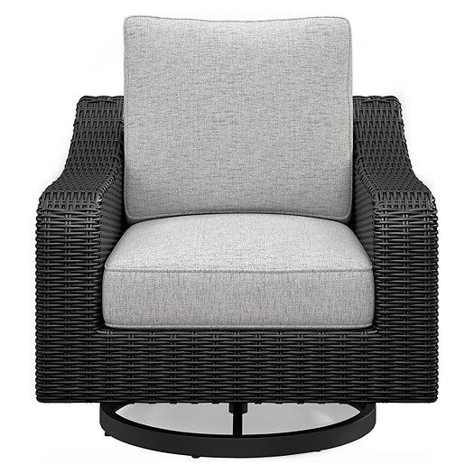 Beachcroft Outdoor Swivel Lounge with Cushion - De Avenue Furniture