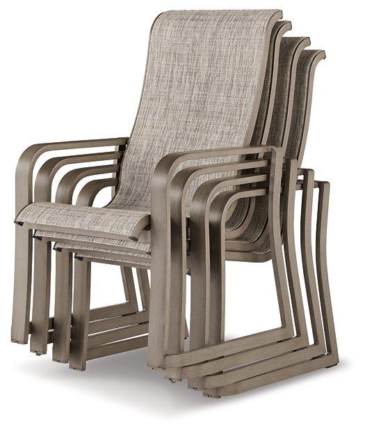 Beach Front Sling Arm Chair (Set of 4) - De Avenue Furniture