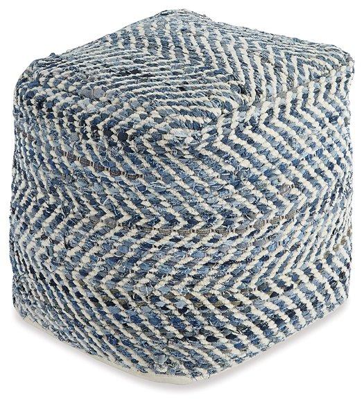 Chevron Pouf - De Avenue Furniture