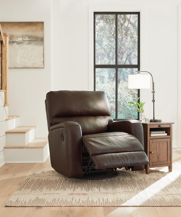 Emberla Swivel Glider Recliner - De Avenue Furniture