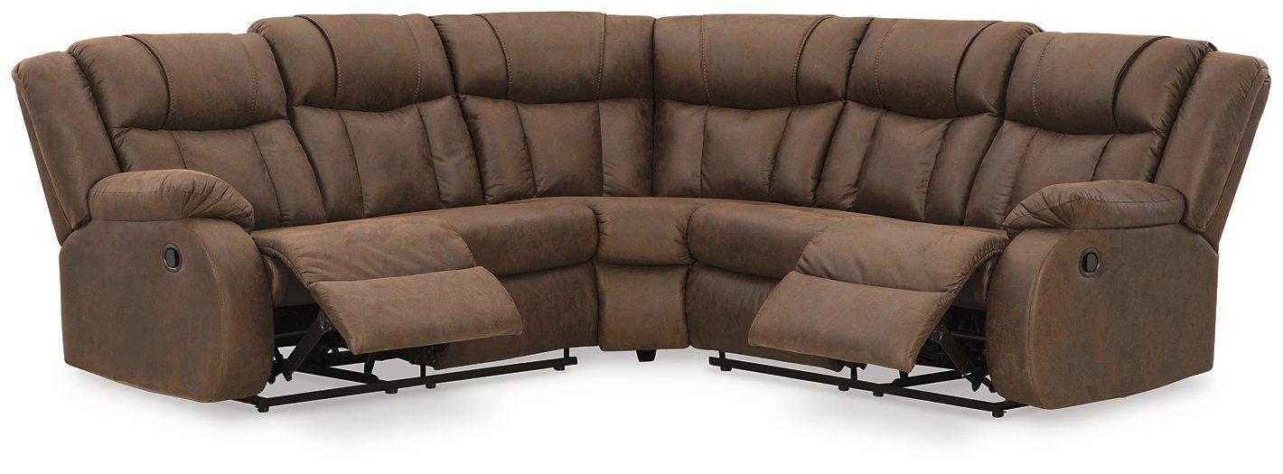 Trail Boys 2-Piece Reclining Sectional - De Avenue Furniture
