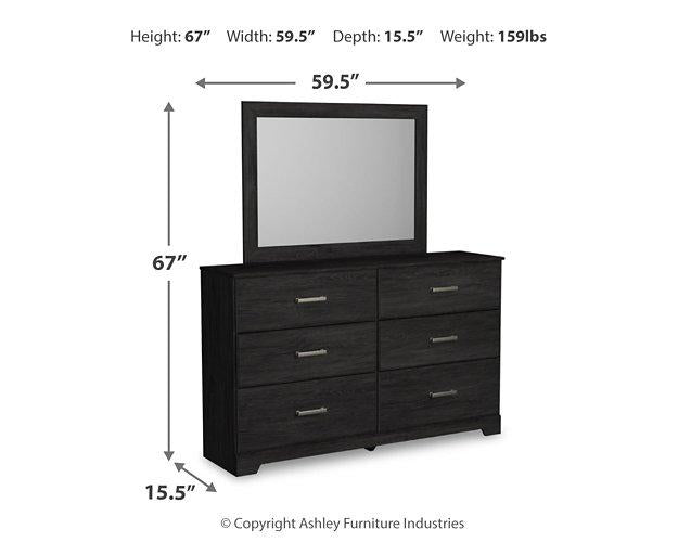 Belachime Dresser and Mirror - De Avenue Furniture
